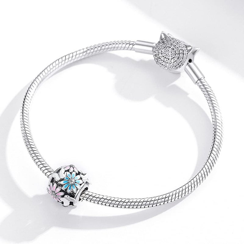 VOROCO Store Charm 925 Sterling Silver Bracelet Necklace Pendant Bead Charms Jewelry Gift for Women Mother Daughter Grandma Family Friends - Image 1